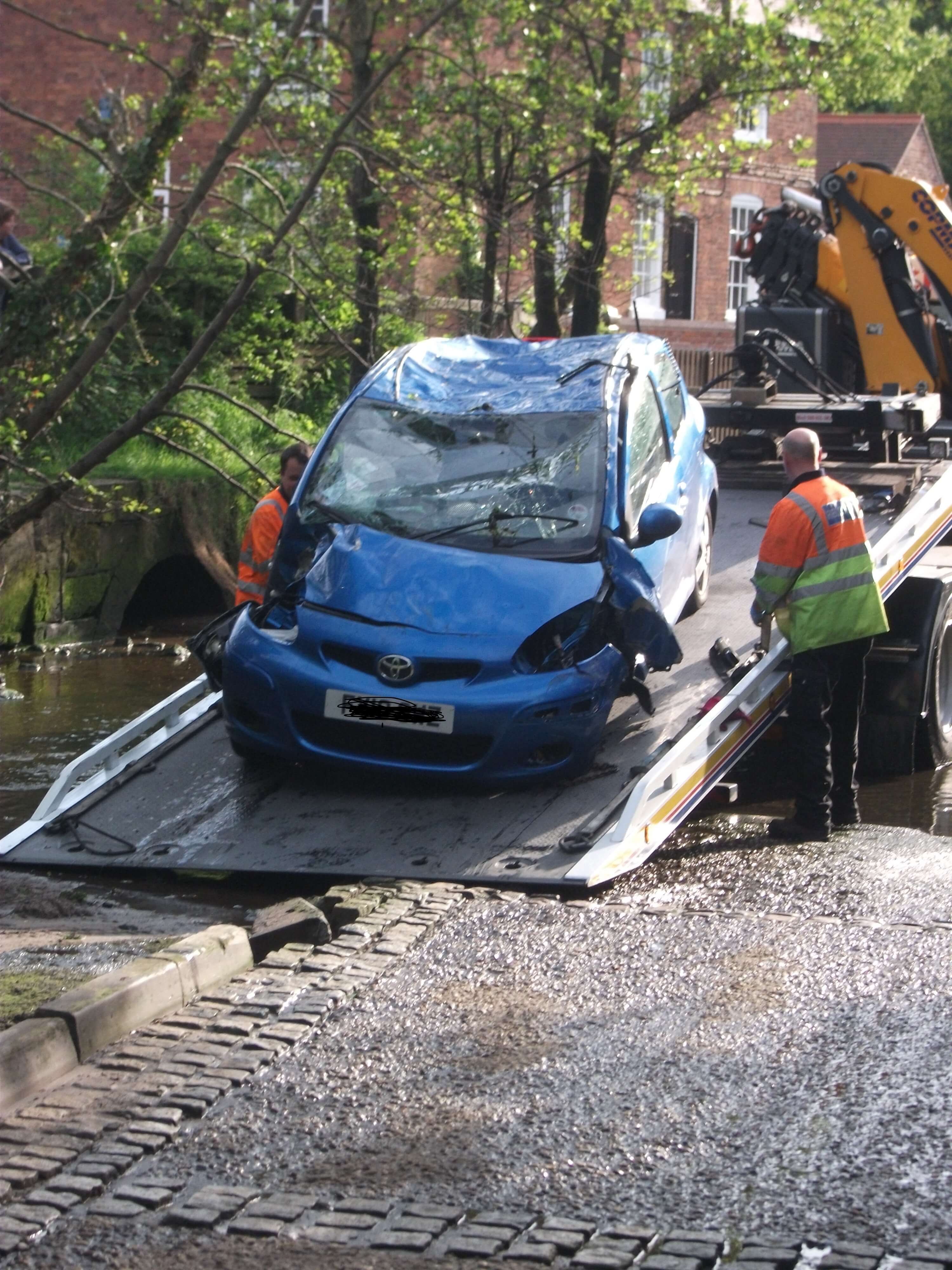 Accident on Rufford Lane.