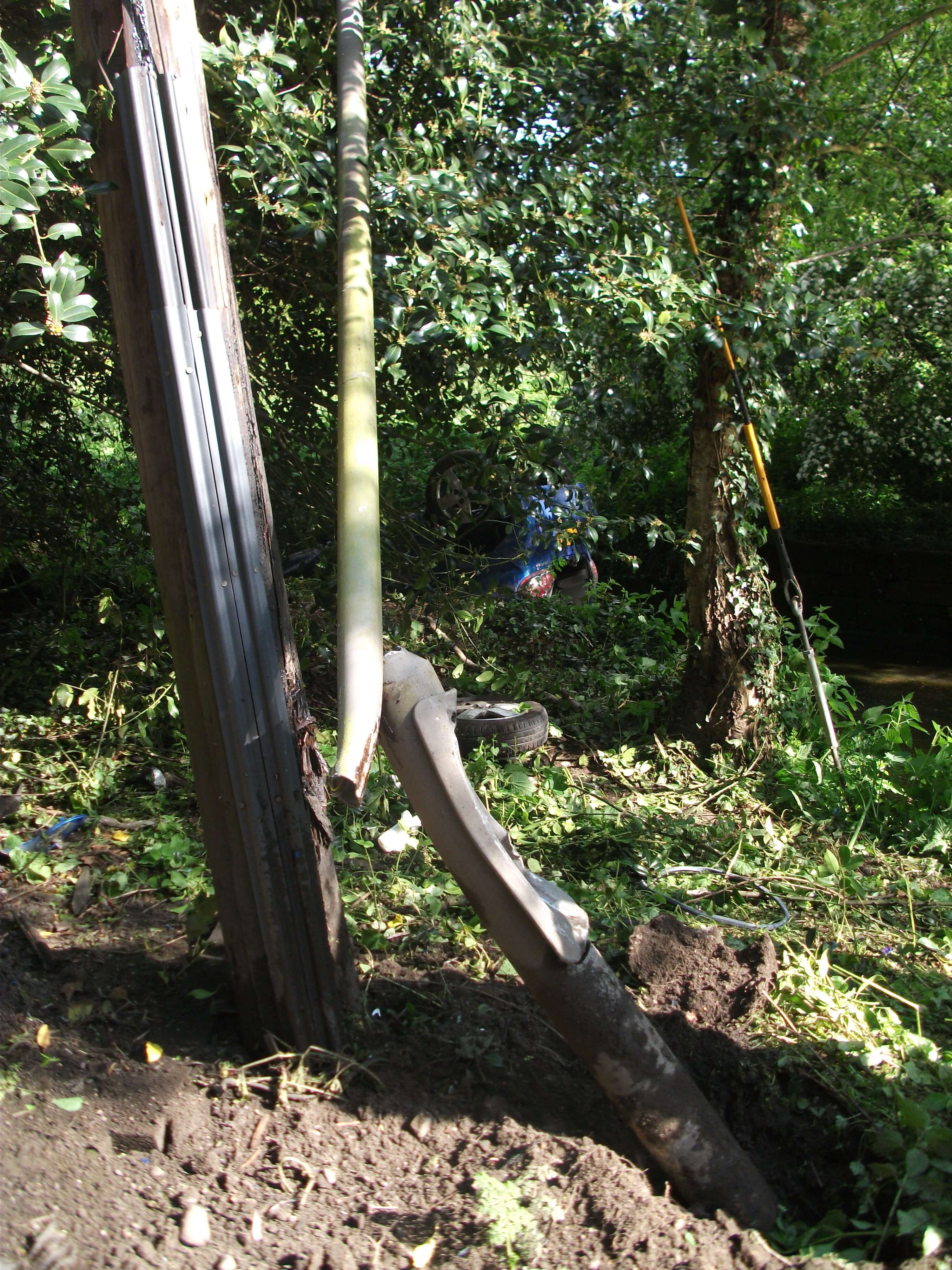 Accident on Rufford Lane.