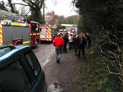 Accident on Rufford Lane.